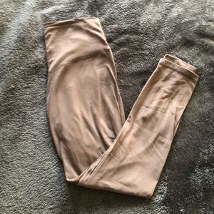 Mocha Aerie OFFLINE Real Me High Waisted Leggingd